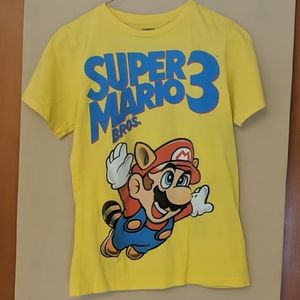 Super Mario 3 & Super Mario Eight Bit Shirts